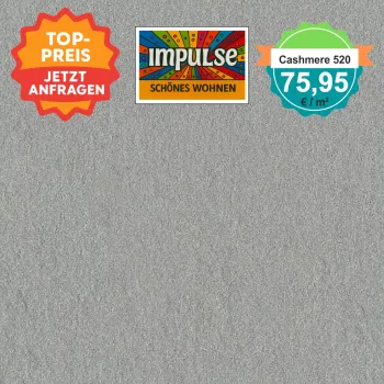 Girloon Cashmere 520 – strukturierter Velours-Teppichboden in 400 cm Breite